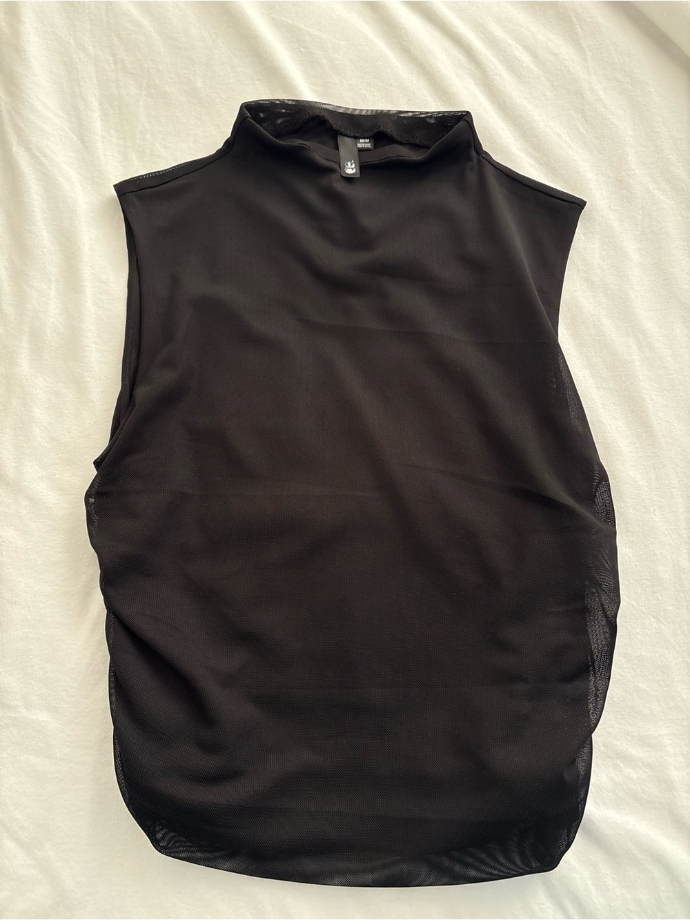 Garage // Mesh Ruched Top - Picture 2 of 4